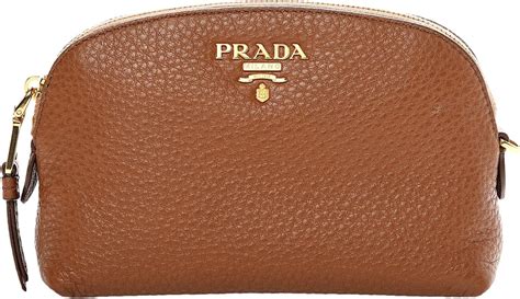 Prada Vitello Daino Cannella Brown Leather Small 